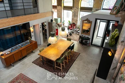 Salon; parquet, lumière naturelle, style rustique