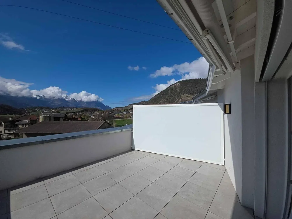 Terrasse; fliesenboden, blick