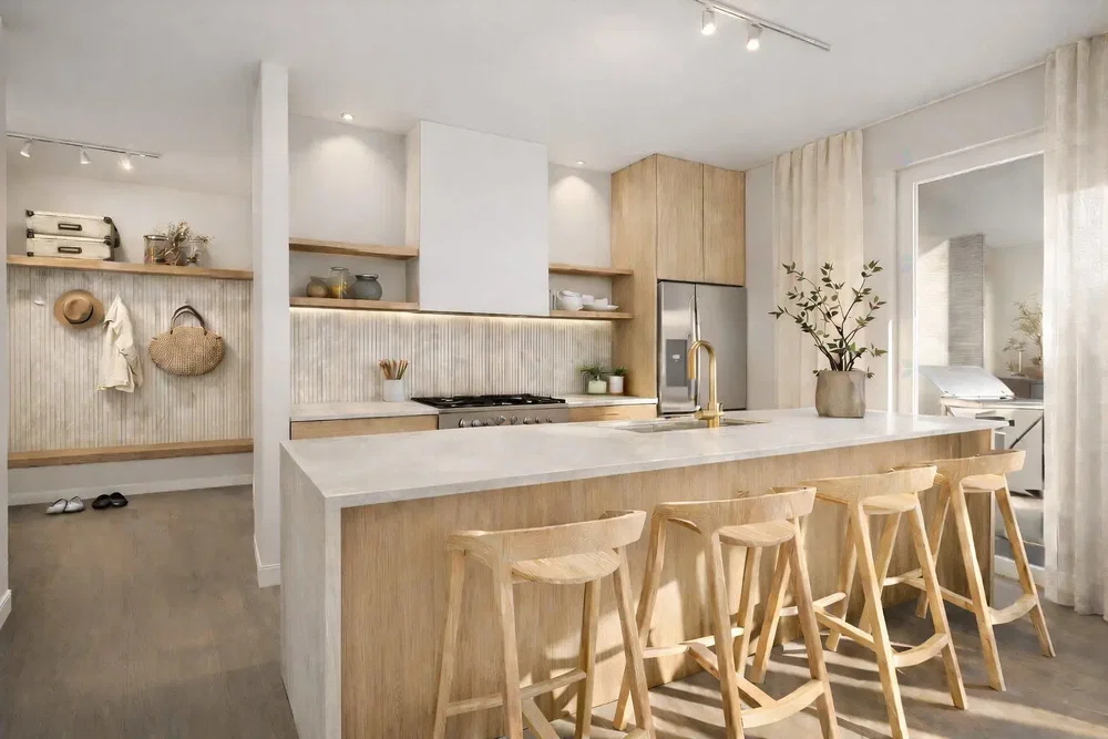 Küche; küchengeräte, tageslicht, moderner stil, renoviert