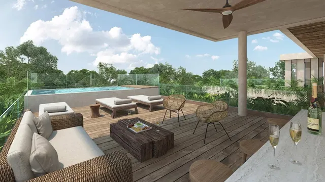 Terrasse; vue, lumière naturelle