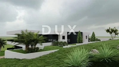 Maison et environs; vue