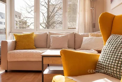 Soggiorno; vista, luce naturale, stile moderno