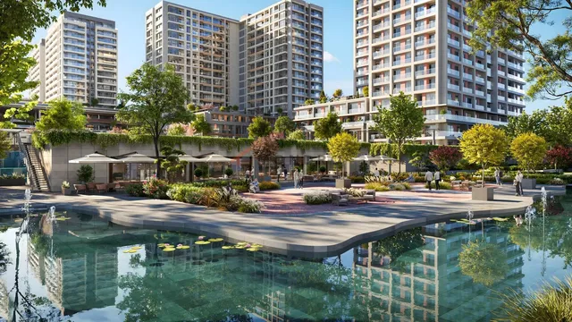 Maison et environs; vue, lumière naturelle