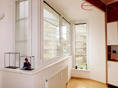 Living room; view, wood floor, natural light