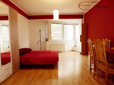 Bedroom; wood floor, natural light