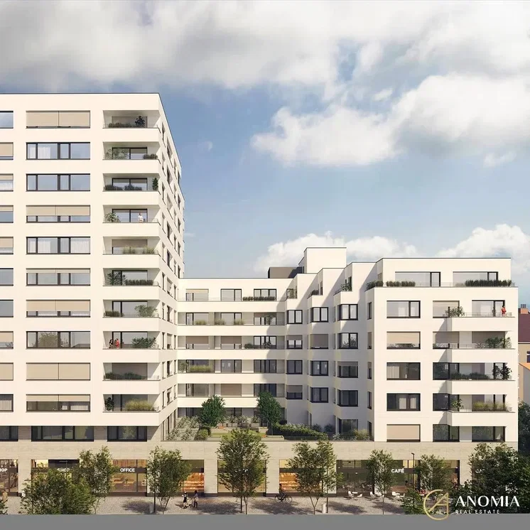 Maison et environs; vue