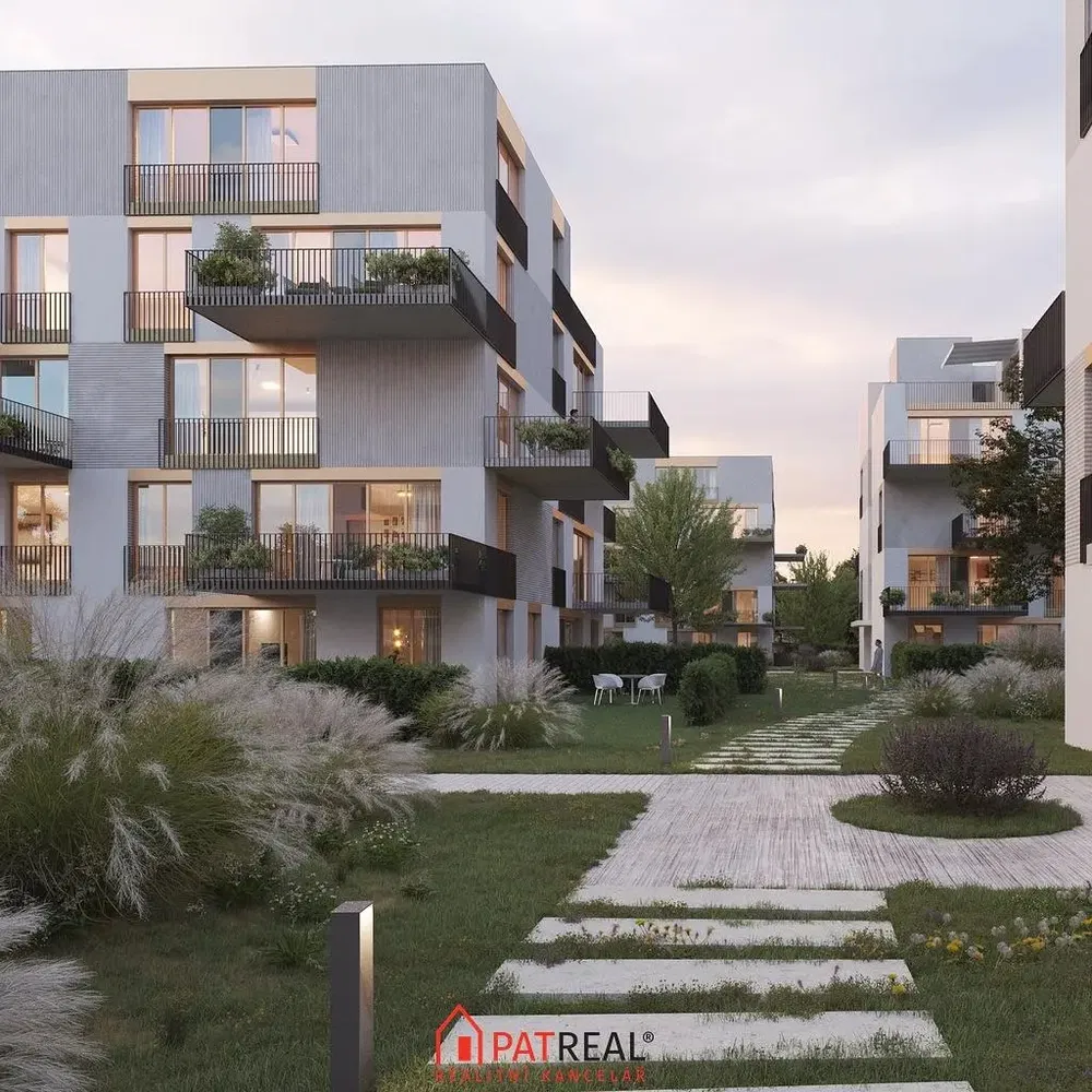House and surroundings; view, natural light