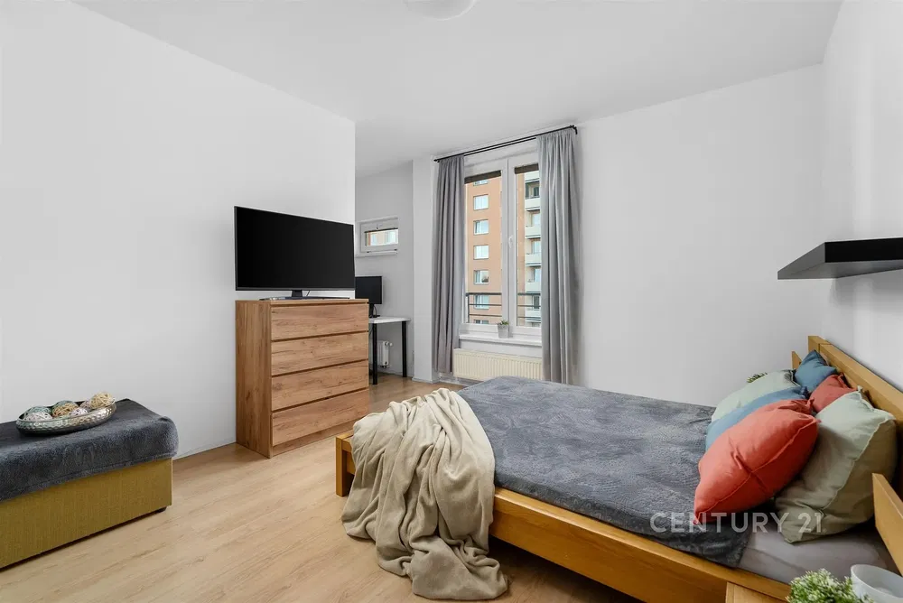 Slaapkamer; natuurlijk licht, moderne stijl