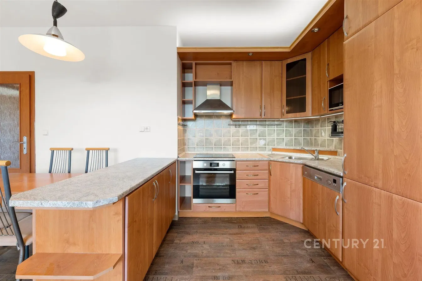 Küche; küchengeräte, renoviert, tageslicht, moderner stil