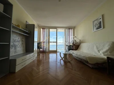 Dnevna soba; razgled, lesena tla, naravna svetloba