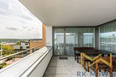 Balkon; blick, fliesenboden