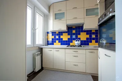 Кухиња; кухињски апарати, природно светло, плочице