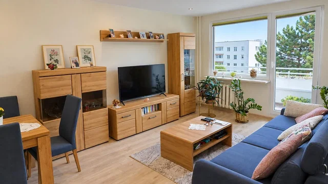 Soggiorno; luce naturale, stile moderno