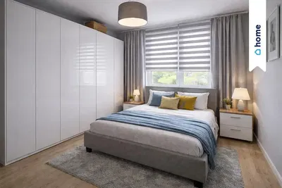 Спаваћа соба; природно светло, модерни стил