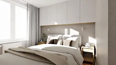 Спаваћа соба; природно светло, модерни стил