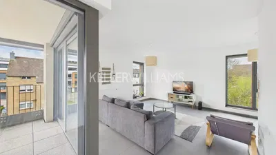 Wohnzimmer; blick, tageslicht, moderner stil