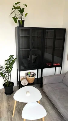 Obývací pokoj; dřevěná podlaha, přirozené světlo, moderní styl