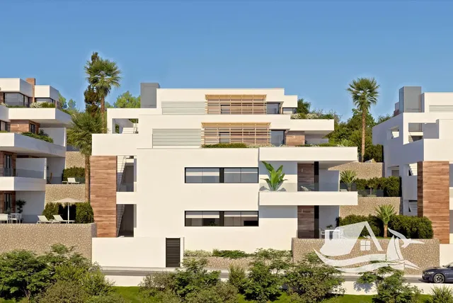 Casa e arredores; vista