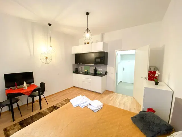 Keuken; keukenapparatuur, natuurlijk licht, moderne stijl