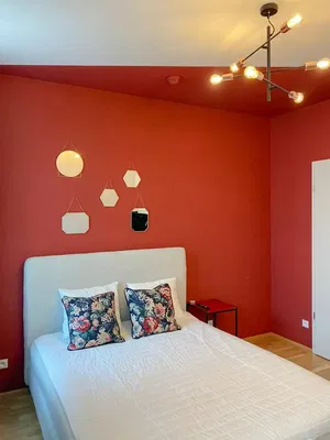 Schlafzimmer; moderner stil, tageslicht