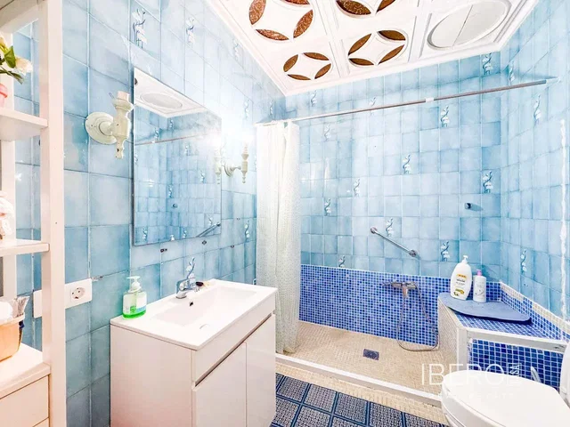 Bathroom; tile floor, natural light, renovated