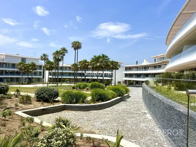 House and surroundings; view