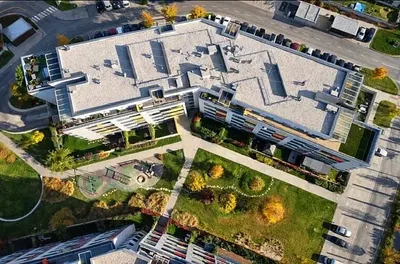 Haus und umgebung; blick