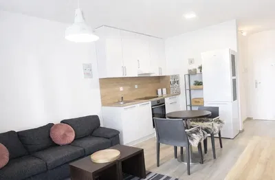 Wohnzimmer; küchengeräte, tageslicht, moderner stil