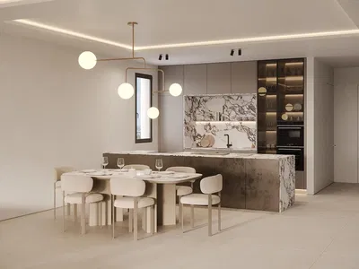 Mutfak; modern stil, mutfak aletleri, doğal ışık, tadilatlı