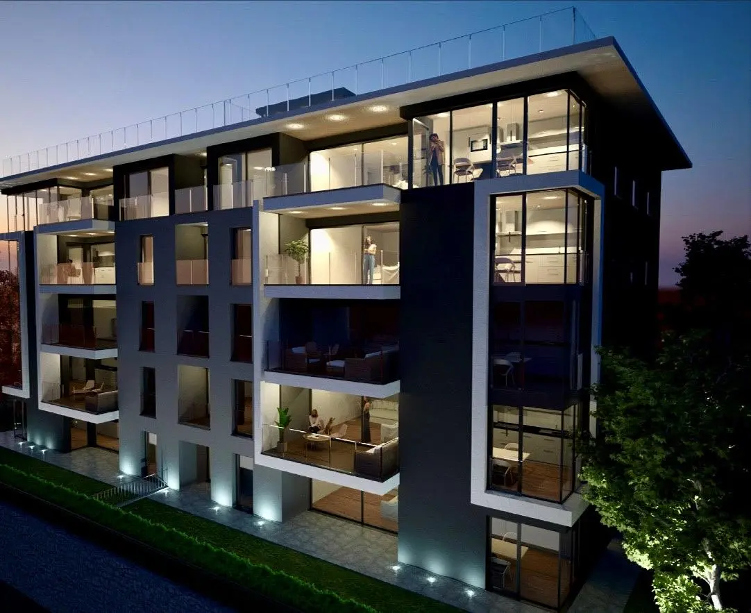 Maison et environs; vue