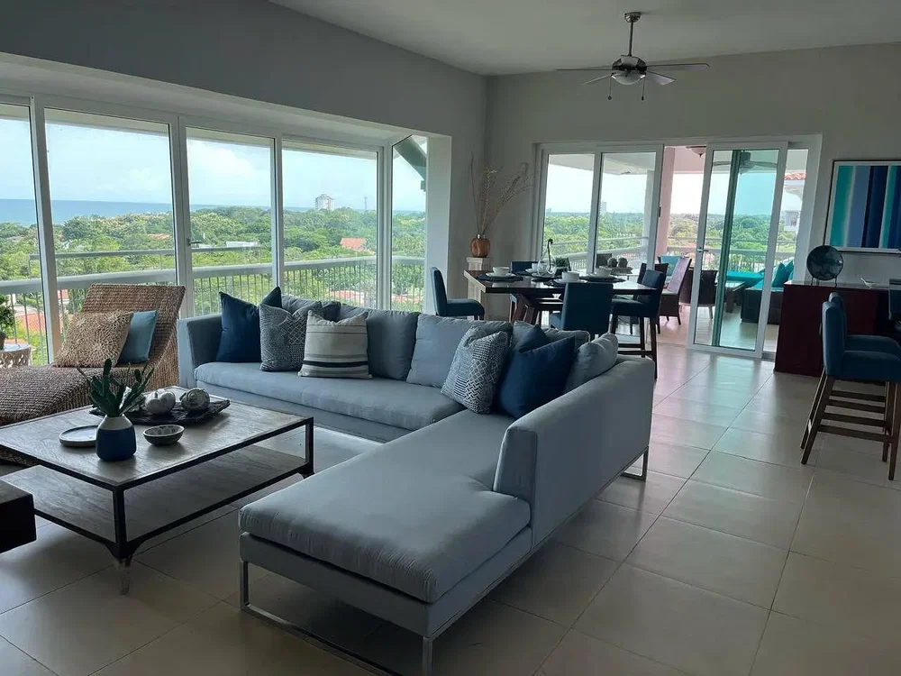 Living room; view, natural light