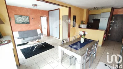 Living room; tile floor, natural light