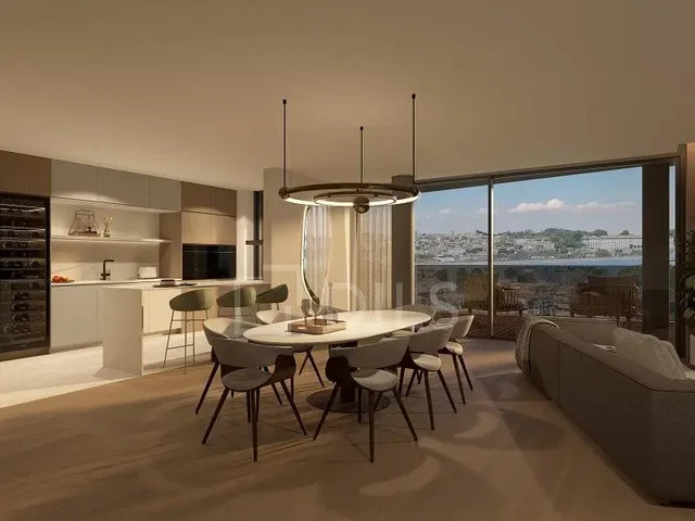 Living room; view, natural light, modern style