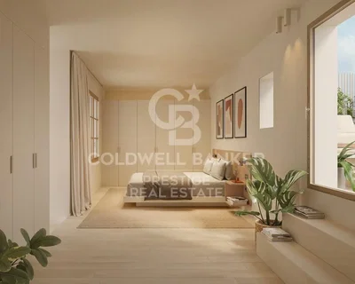 Yatak odası; doğal ışık, modern stil