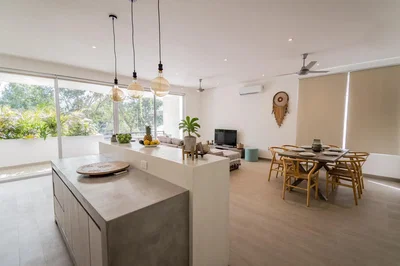 Wohnzimmer; blick, tageslicht, moderner stil