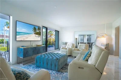 Salon; vue, lumière naturelle, style moderne