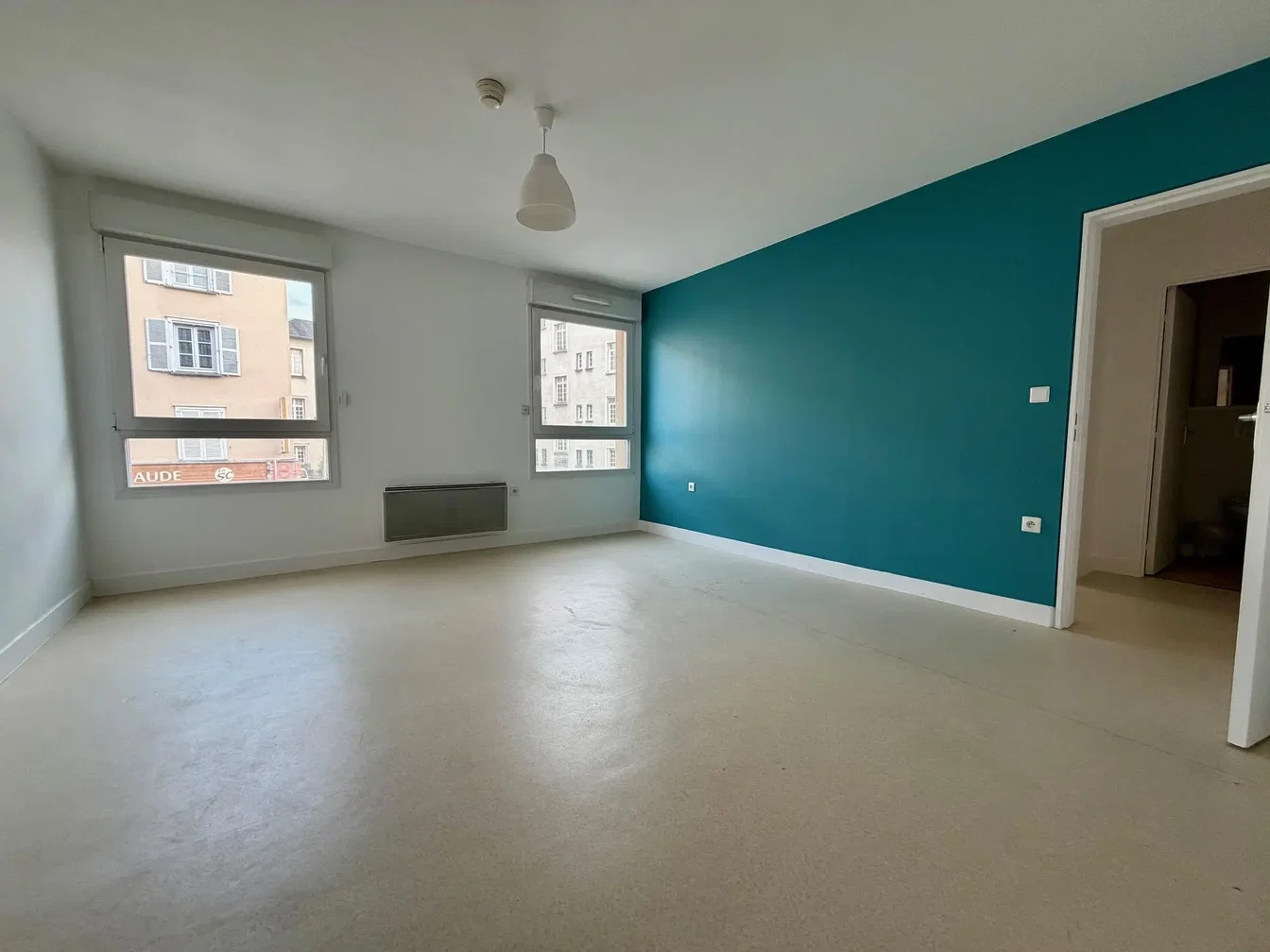 Salon; vue, lumière naturelle