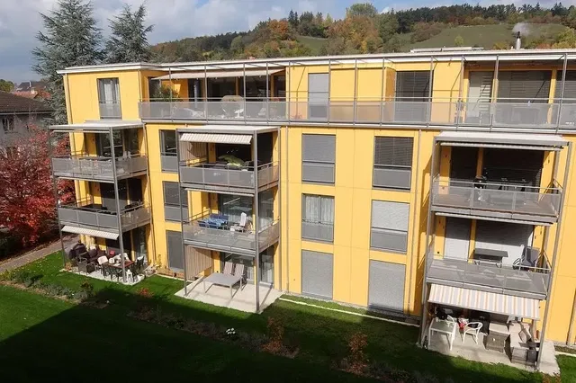 Casa e arredores; vista