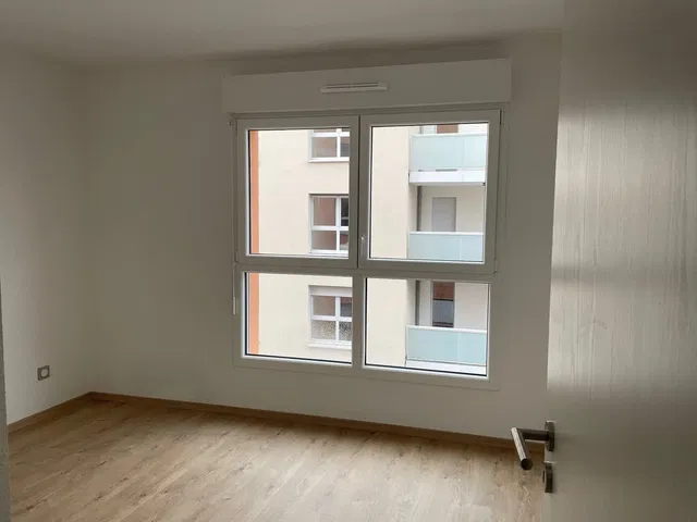 Bedroom; view, wood floor, natural light