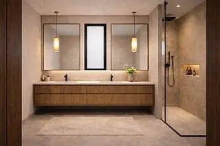 Badezimmer; tageslicht, renoviert, fliesenboden