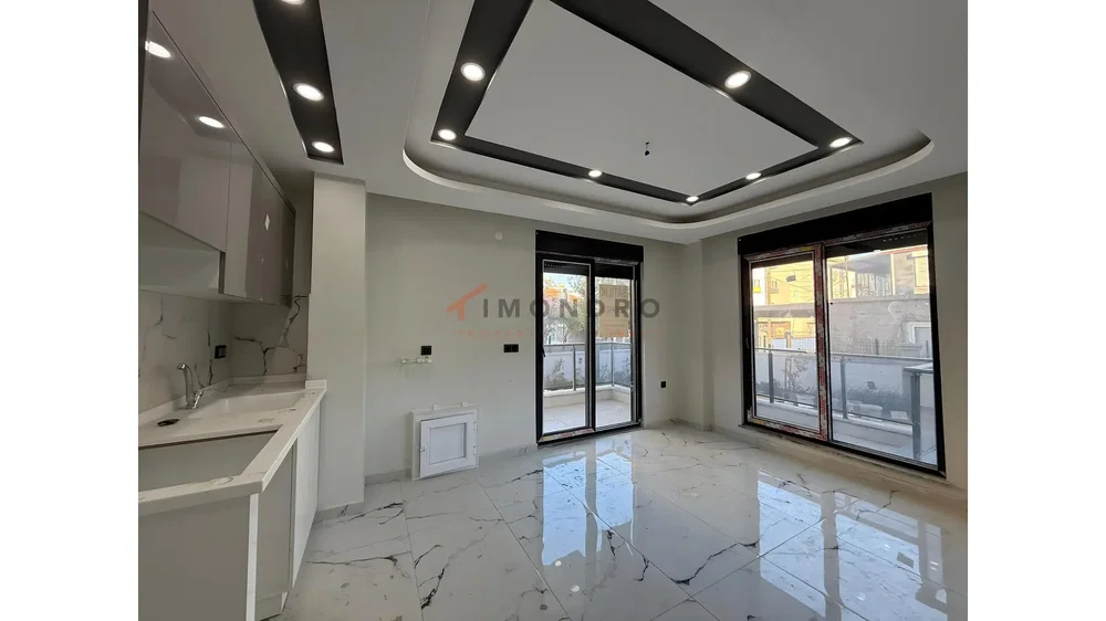 Kitchen; tile floor, view, renovated, natural light
