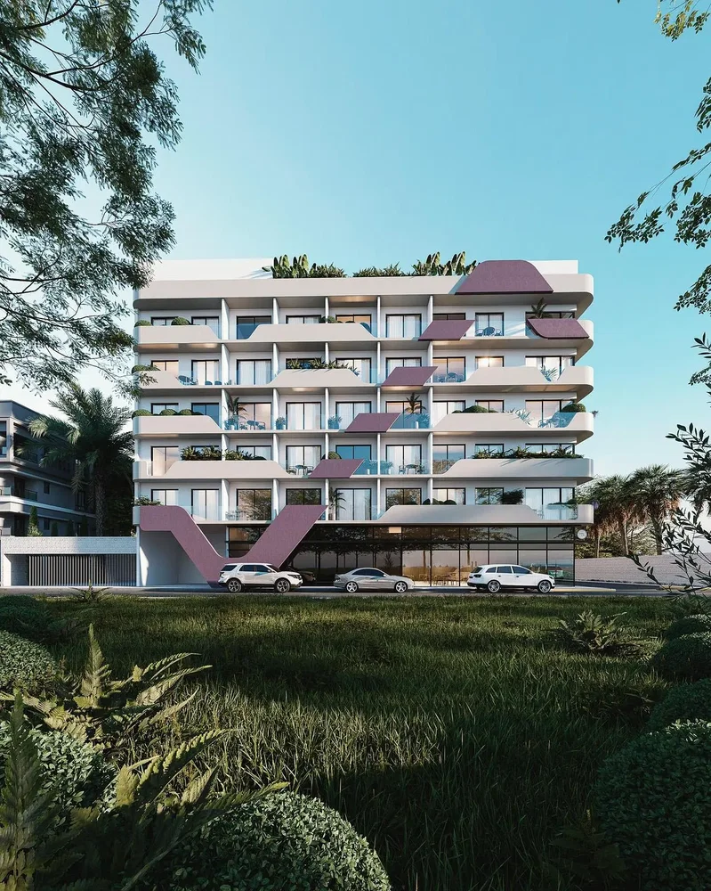 Maison et environs; vue