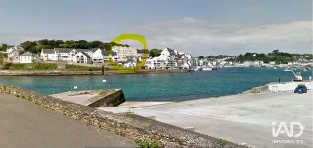 House and surroundings; view