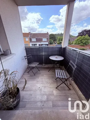 Balcon; vue, carrelage