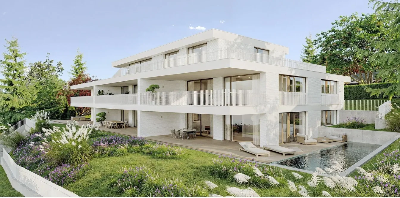 Haus und umgebung; blick