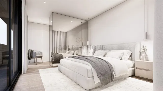 Schlafzimmer; tageslicht, moderner stil, holzboden