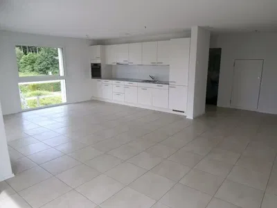Kitchen; view, tile floor, natural light
