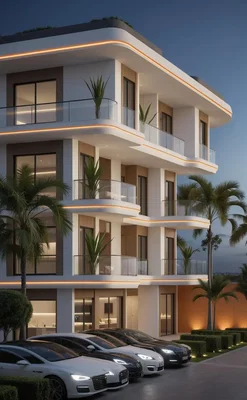 المنزل والمناطق المحيطة; إطلالة