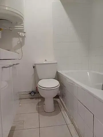 Bathroom; tile floor