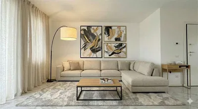 Дневна соба; природно светло, модерни стил, плочице